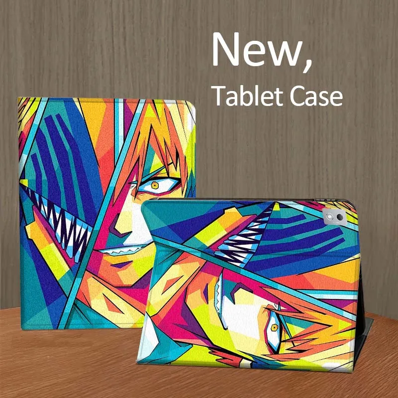 Motosierra hombre Anime Denji para Lenovo Pad Tab Legion Xiaoxin Y900 Y700 K10 M10 P11 3. a generación Pro GT Plus funda para tableta - imagen 3