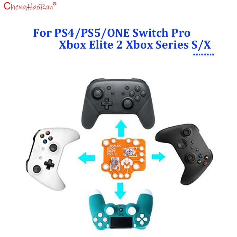 2 unidades para PS4, PS5, SwitchPro, Xbox seriesS X, controlador 3D, placa de reinicio de Joystick, placa de calibración de ajuste de deriva de Joystick izquierdo y derecho - imagen 4