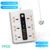 White 1PC  UK Plug