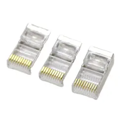 Conector RJ48 10P10C Blindado Cristal 1,2mm Pistola Escaneo