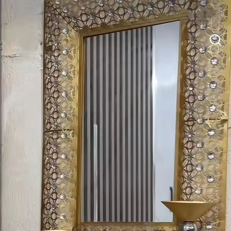 90X60CM 60CM estilo moderno moda creativa personalidad decoración de pared espejo dormitorio porche baño red tienda de celebridades