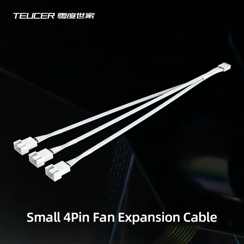 TEUCER PWM 4 Pines Ventilador Hub Extensión Divisor para Placa Base - imagen 3