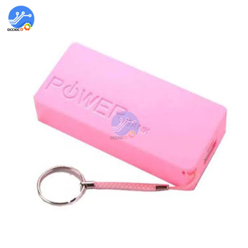 Caja de almacenamiento de batería USB 2x18650, 2 ranuras, bricolaje, cargador de batería, contenedor de soporte de Clip para teléfono - imagen 4