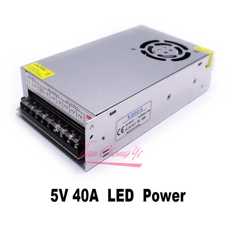 AC110V-220V a DC5V 2A/3A/5A/10A/20A/30A/40A/60A interruptor transformadores de fuente de alimentación LED WS2812B WS2801 SK6812 5050 tira de LED - imagen 4