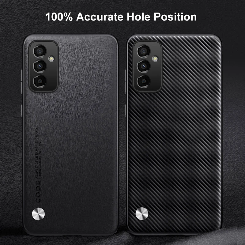 Funda de cuero PU de lujo para Samsung Galaxy M23 5G, funda trasera de silicona mate a prueba de golpes, funda de teléfono de protección completa para Samsung F23 - imagen 3