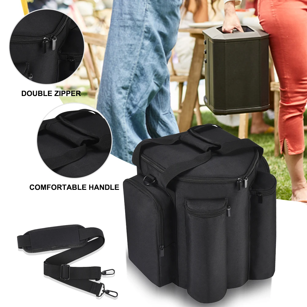 Bolsa de almacenamiento de transporte para Bose S1 PRO, sistema de PA inalámbrico, caja de sonido, bolsas portátiles, estuche de transporte para altavoz de viaje y Camping - imagen 4