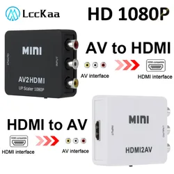 Convertidor HDMI a AV RCA Escalador Video PC HDTV Compatibilidad