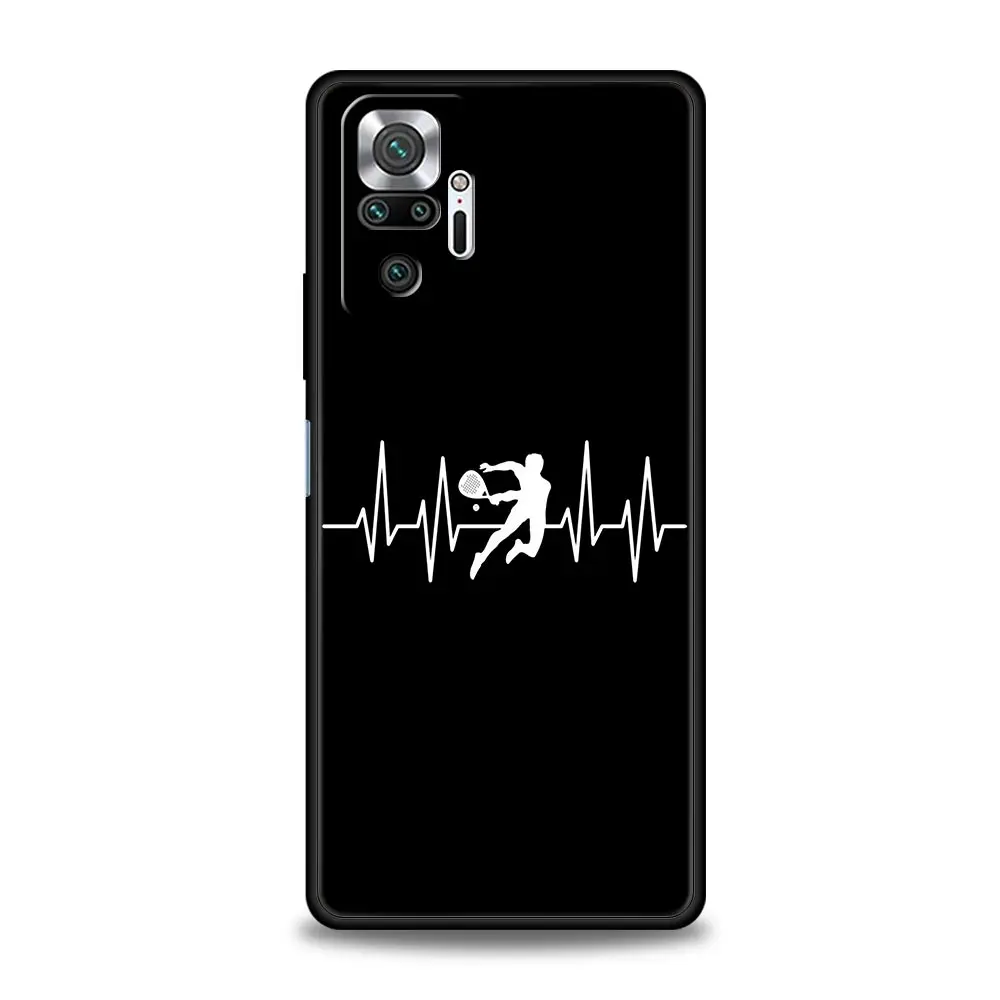 Funda de teléfono deportiva con pelota de tenis para Xiaomi Redmi Note 13, 12, 5G, 11, 10 Pro Plus, 4G, 9S, 9, 8, 7, 9T, 13C, 12C, 10C, 9C, 9A, funda de silicona suave - imagen 3