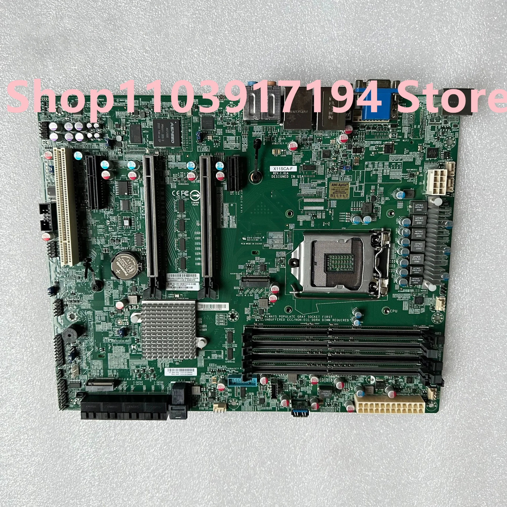 Placa base de control industrial X11SCA-F - imagen 2