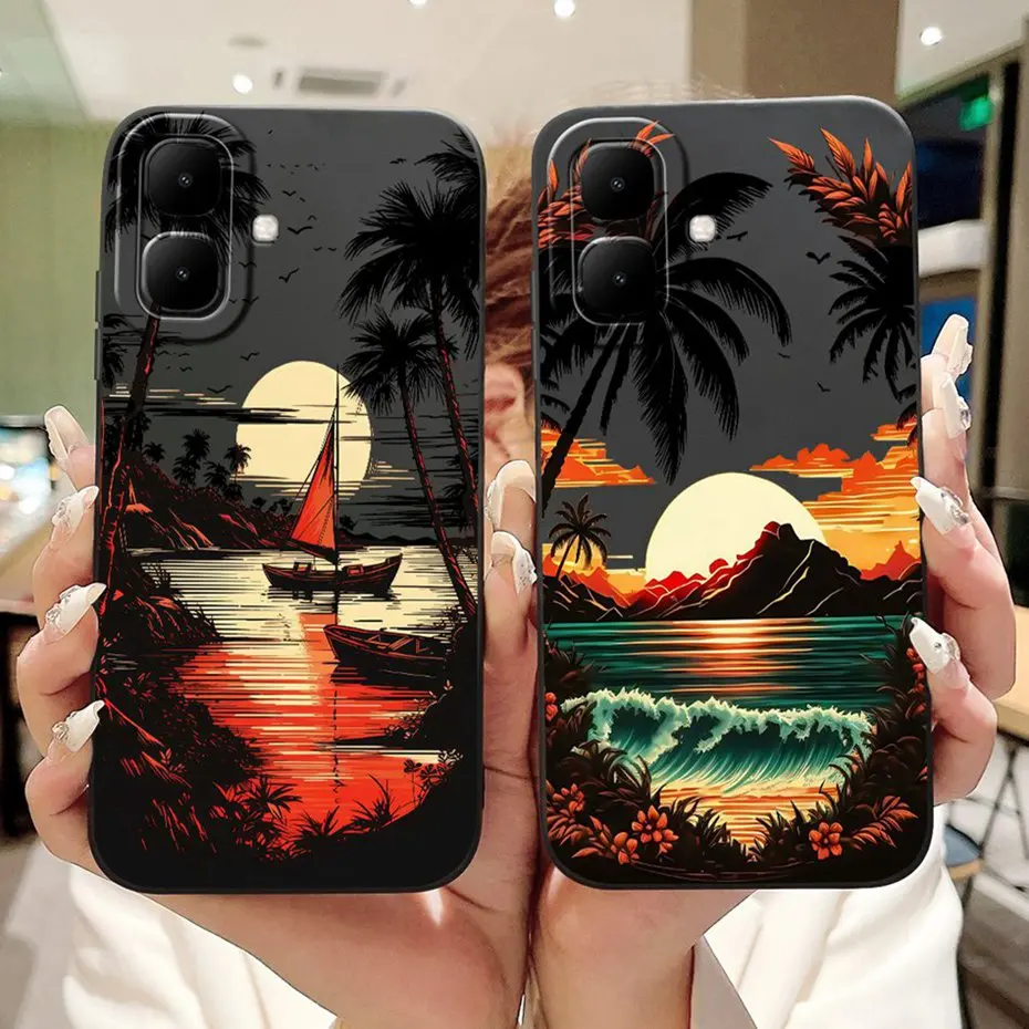 Funda de teléfono con pintura a la moda para Infinix Smart 10, funda de silicona suave a prueba de golpes para Infinix Smart10 X6873, fundas para parachoques - imagen 2