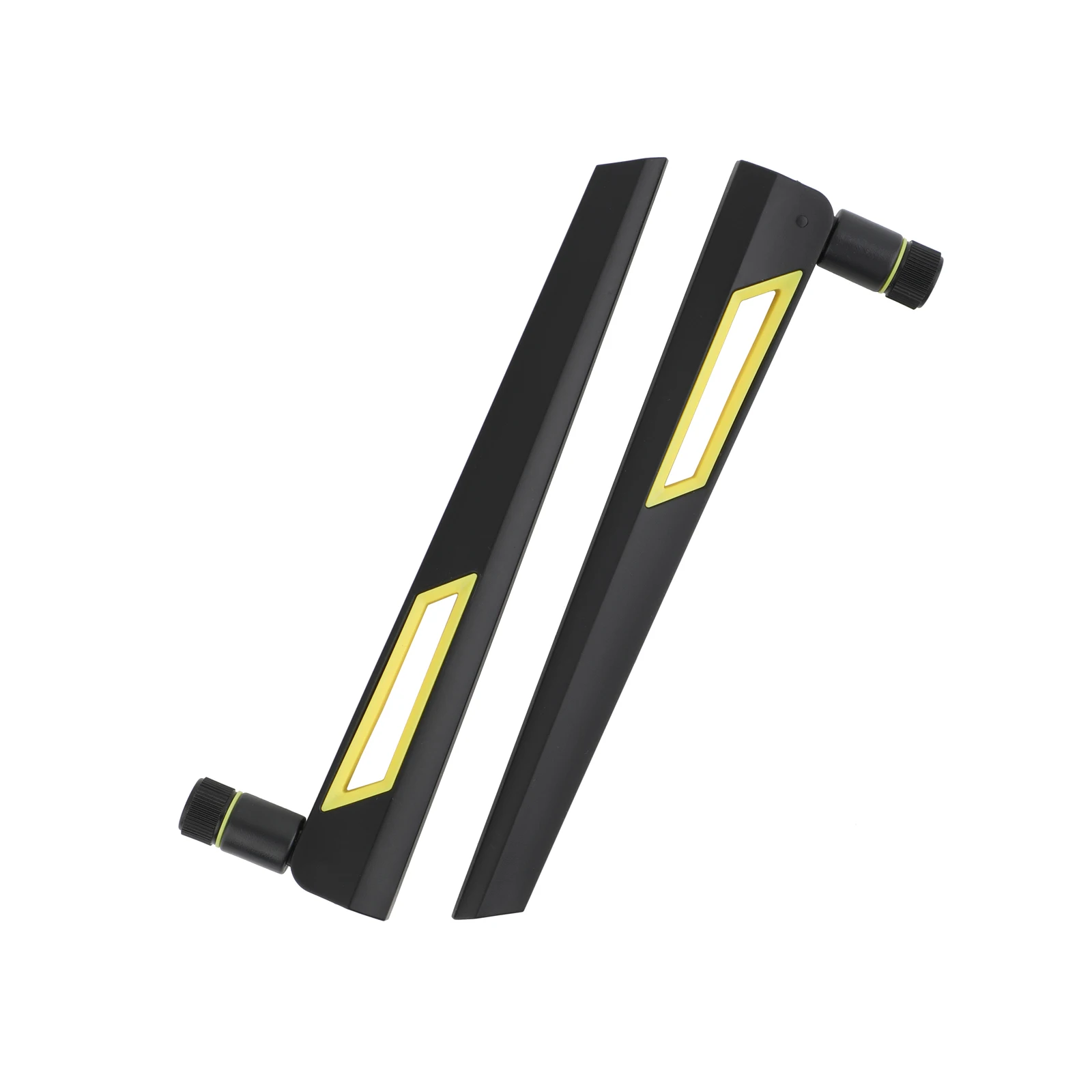 2/4/10 Uds 2,4G/5,8G 10dBi antena WiFi de doble banda SMA/RP-SMA macho 2400-5900Mhz para tarjeta de red de PC WLAN, enrutadores ASUS negro amarillo - imagen 4