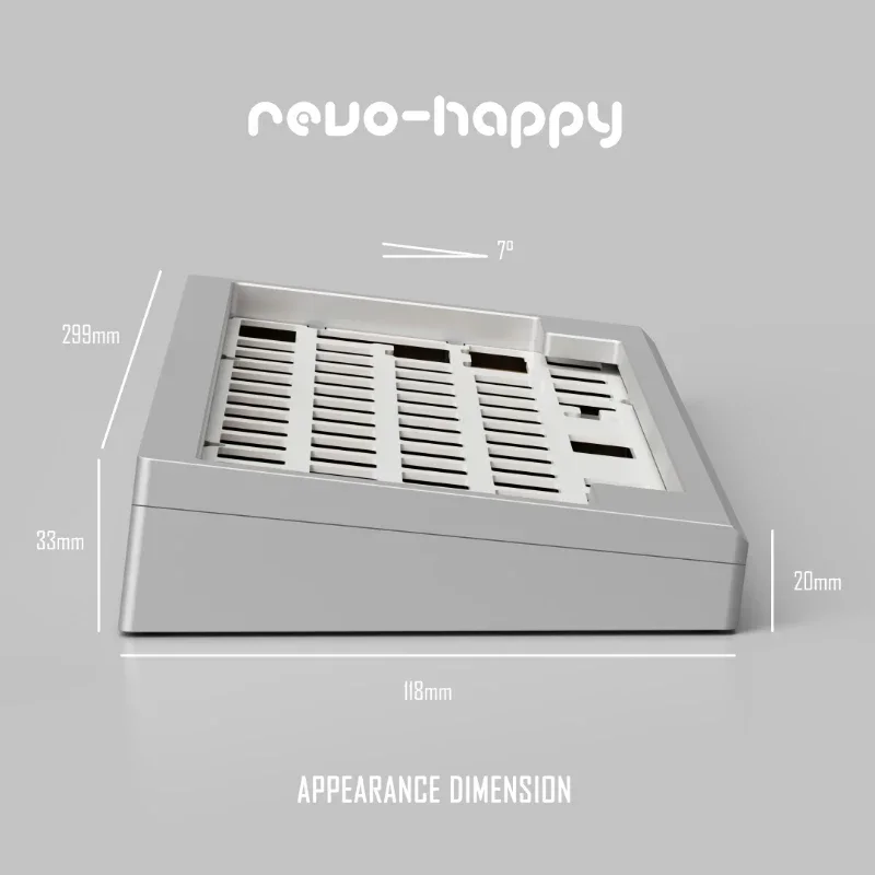 Hhkb-Kit de clavier mécanique 60%, structure de joint, mode touristes, échange à chaud, ergonomique, auto-assemblage, Bluetooth, clavier de jeu personnalisé - imagen 2