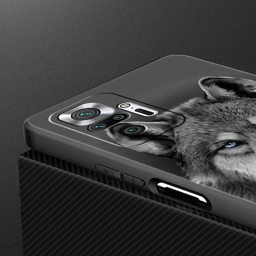 Funda de teléfono Animal Lobo para Xiaomi Redmi Note 12 12 11 10 Pro 9S 9 8 7 9T 8T 9C 9A 8A 10C 5G 10S K50 Gaming funda de silicona suave - imagen 3
