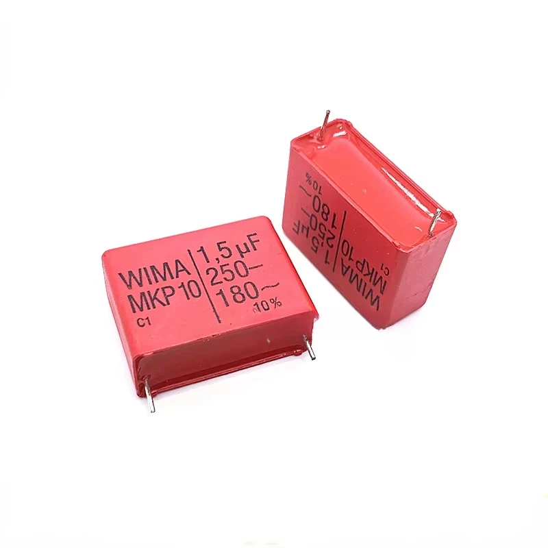 2 uds/10 Uds Alemania WIMA condensador de película 250V 155 1,5 UF 250V 1U5 155K 10% MKP10 paso 27,5mm - imagen 2
