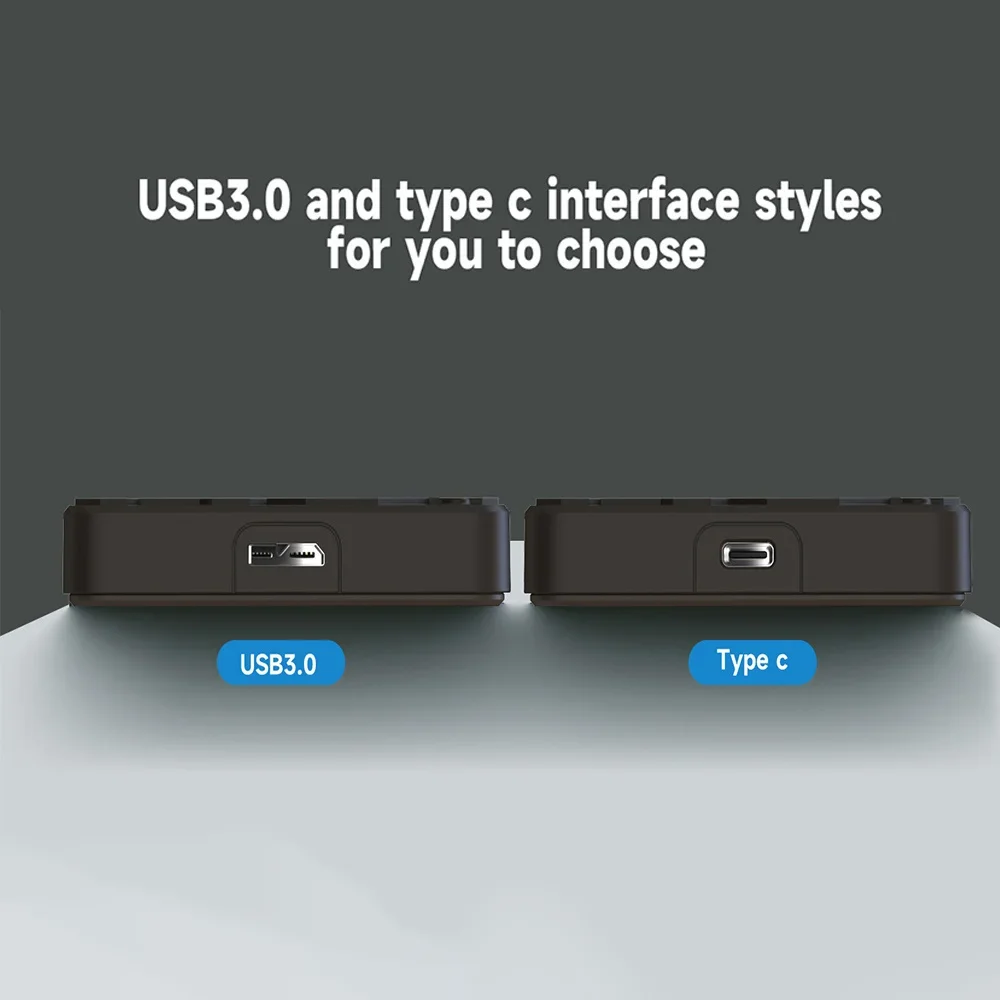 HDD externo 2,5 1TB 750GB 500GB 320GB 250GB 160GB tipo C USB3.0 disco duro 1 TB estilo RGB almacenamiento de expansión para Mac PC portátil - imagen 5