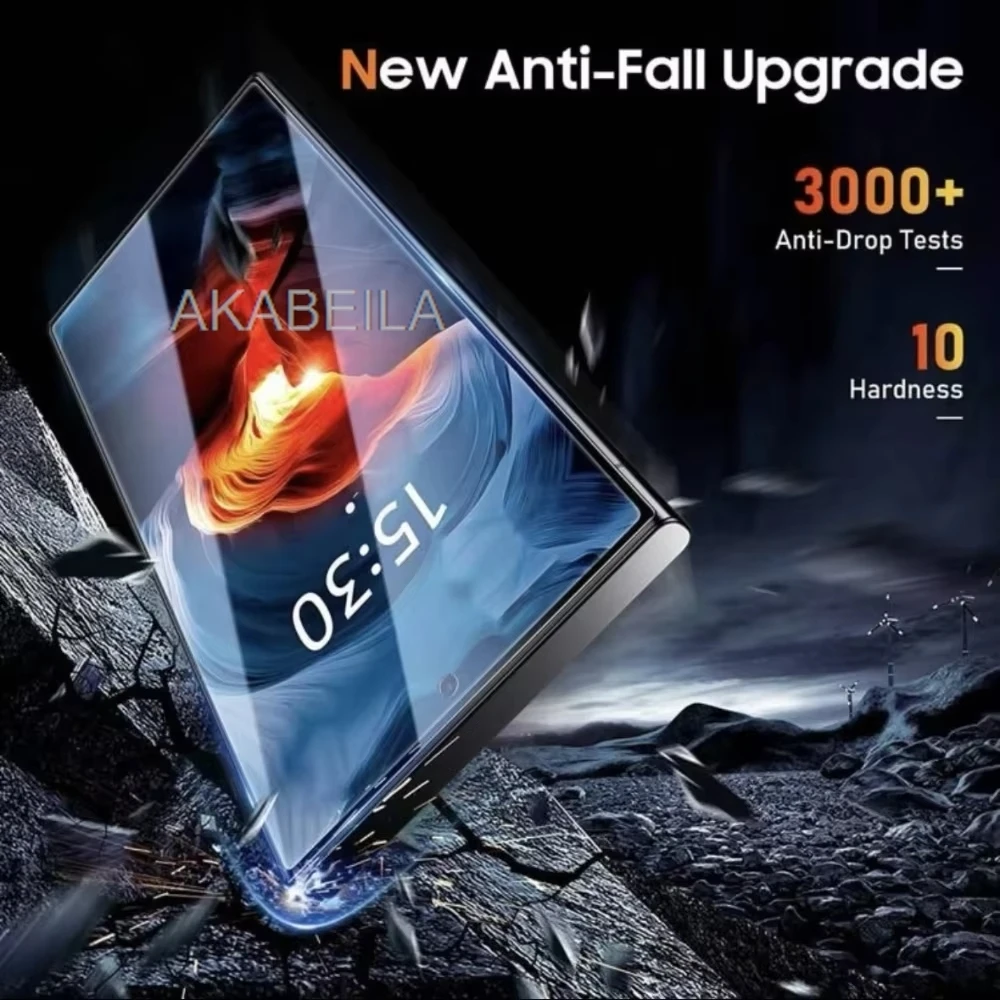 Protector de pantalla de desbloqueo fácil de instalar, vidrio templado para Samsung S25 Ultra Edge S24 Plus S23 FE S22 S21 S20 FE A73, 1-5 uds. - imagen 5