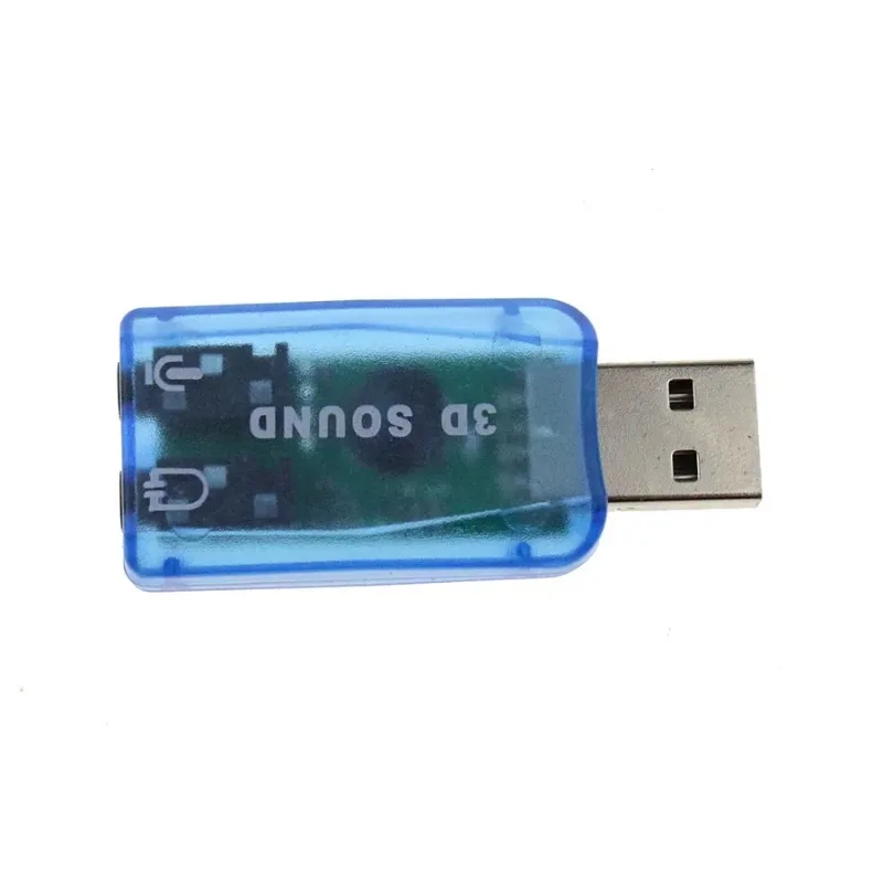 Mini carte son externe 3D USB, adaptateur de carte Audio 5.1 canaux, haut-parleur, Microphone, Interface écouteurs pour ordinateur PC, 3.5mm - imagen 5
