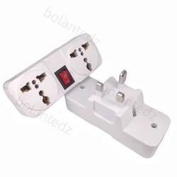 Adaptador enchufe universal pared con interruptor Europa UK EE. UU.