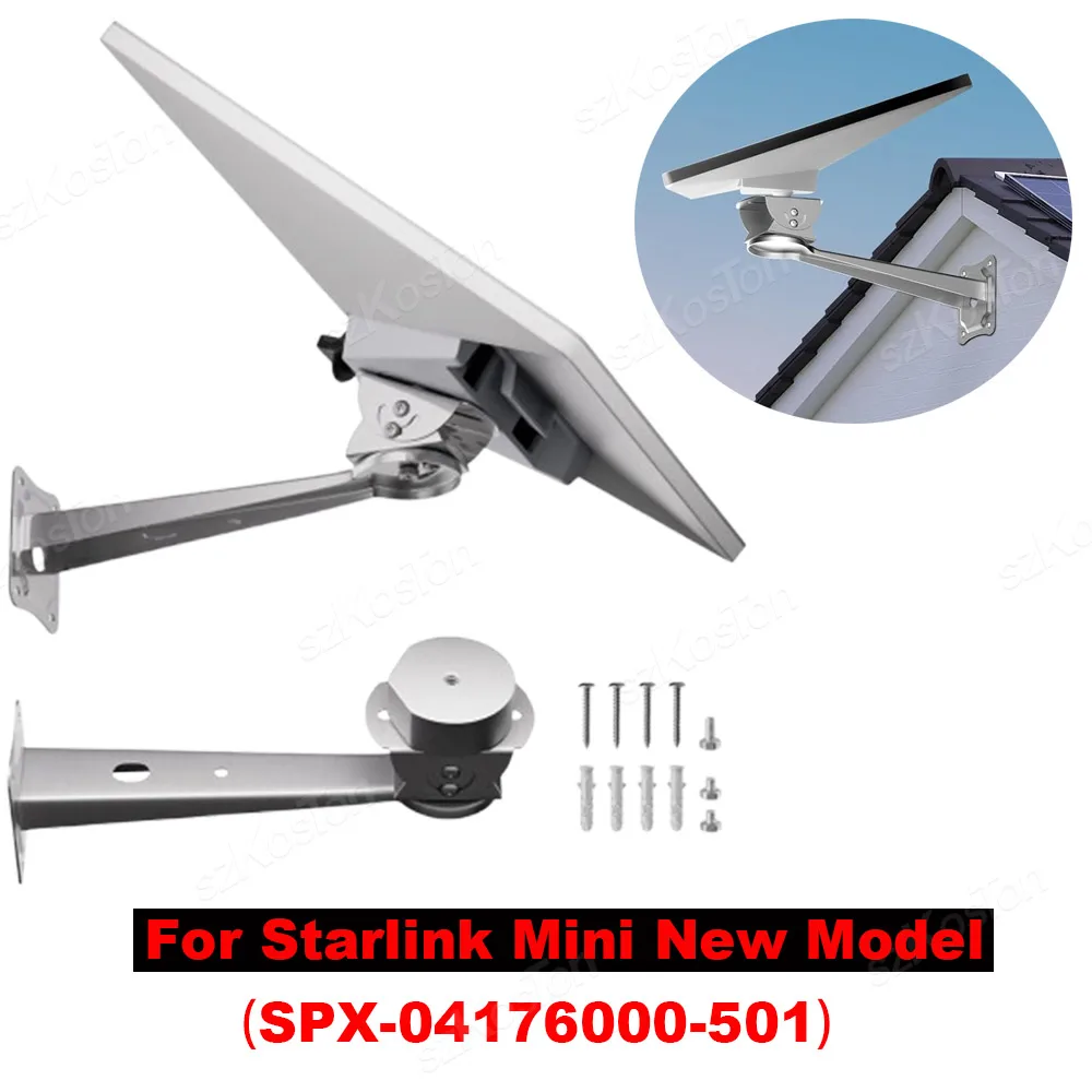Para Starlink Mini SPX-04176000-501 soporte de montaje en pared ajustable para StarLink Mini Kit de montaje de techo de casa adaptador de tubo original