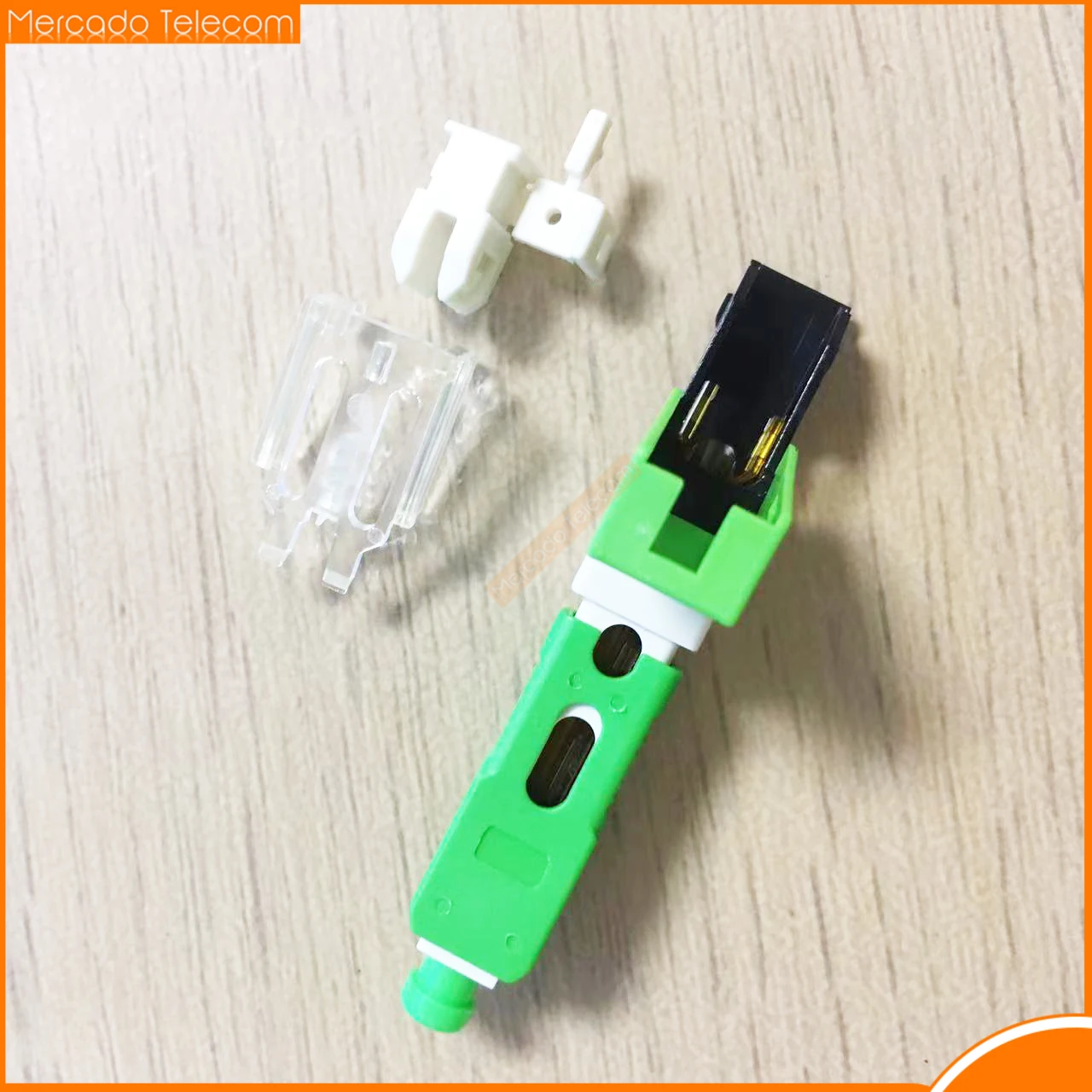 Conector rápido de fibra óptica montable en campo ESC250D FTTH SC APC, modo único, pérdida de conector rápida, menor a 0,3 dB - imagen 5