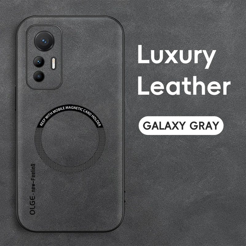 Funda suave de cuero Retro magnética para Xiaomi 12 Lite Xiaomi12 Lite 5G funda de teléfono con carga inalámbrica