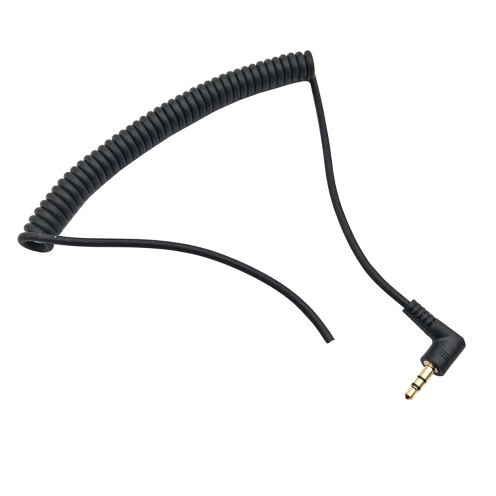 Nuevo Cable de sincronización de PC M-M de 3,5 MM, Cable de resorte con bloqueo de tornillo para CANON NIKON - imagen 2