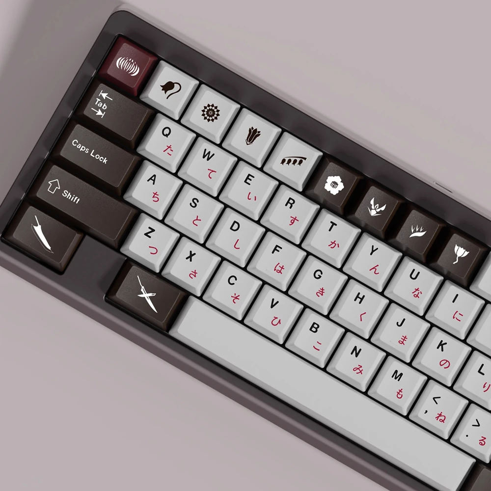 Juego de teclas blanqueadoras para teclado mecánico, teclas con diseño de perfil Cherry, 61, 64, 68, 84, 96, 104, 1 Juego - imagen 2