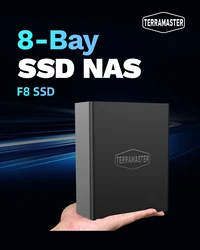 TERRAMASTER F8 NAS 8 bahías CPU N95 GB RAM – Almacenamiento en red