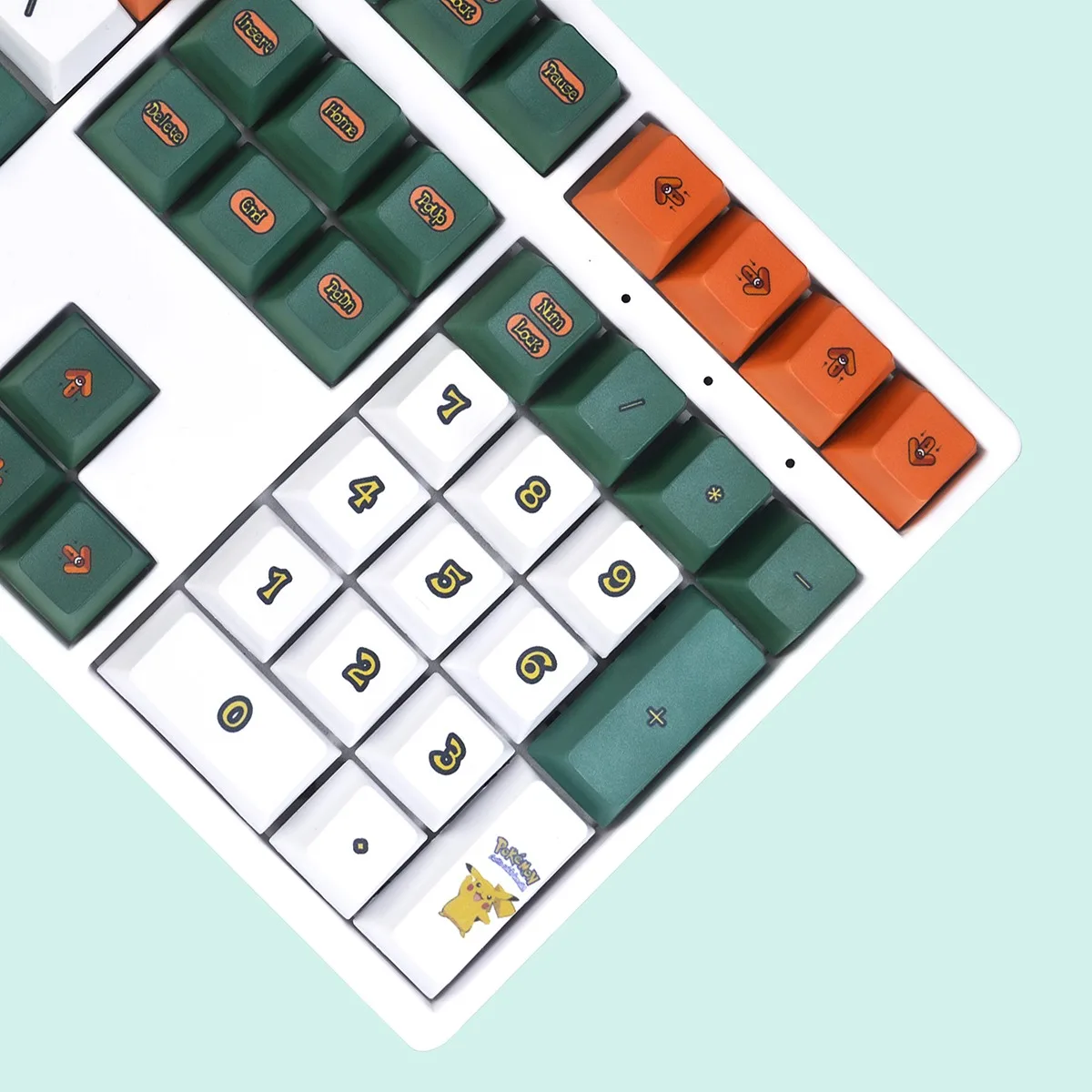 Teclas de Pokémon de Anime japonés, sublimación PBT, altura CHERRY, 111 unids/set, teclado mecánico, juego completo, coleccionar regalos del Festival - imagen 3
