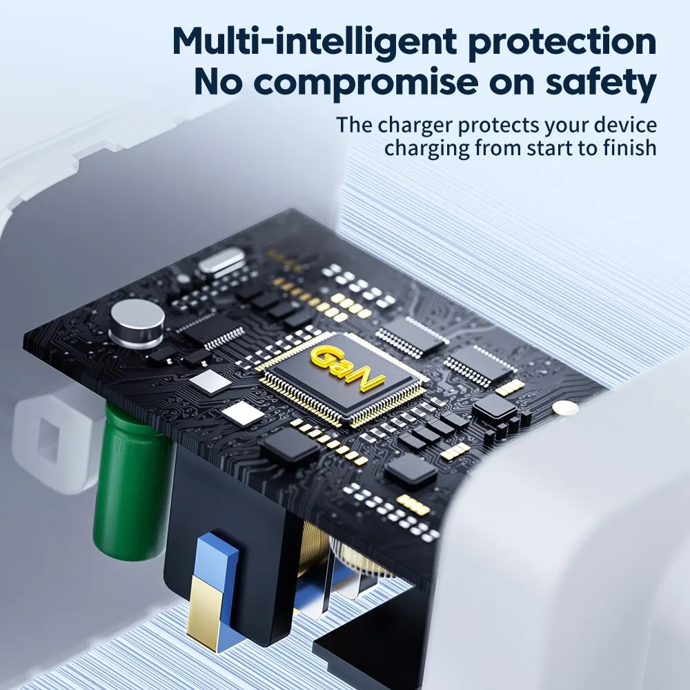 Cargador USB de carga rápida de 65W QC4.0 PD 3,0 45W USB tipo C para iPhone 15, Colección AliExpress Toocki 67W GaN C - imagen 3