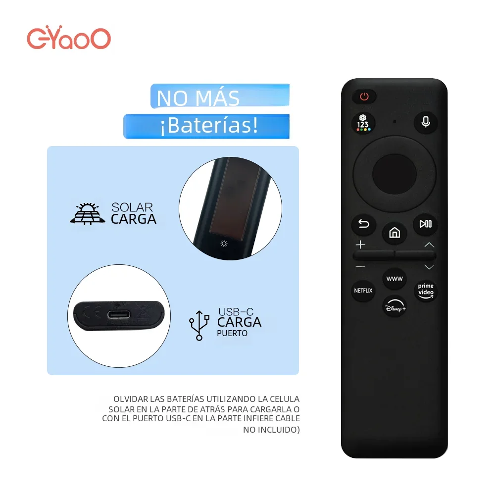 BN59-01432J Control remoto solar de repuesto para Samsung Smart TV Compatible con la serie Neo QLED 8K 4K - imagen 5