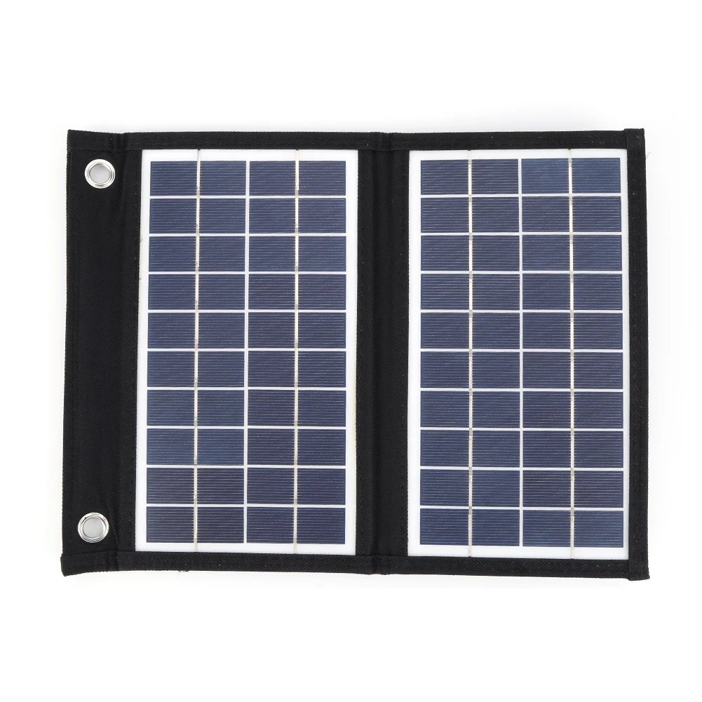 Cargador de Panel Solar USB Dual, paneles solares plegables impermeables para exteriores, a prueba de arañazos con 2 hebillas de 30/40/50W para banco de energía de teléfono - imagen 3