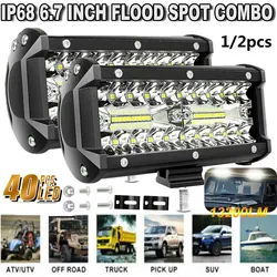 Barra LED impermeable alta potencia para UTV ATV offroad