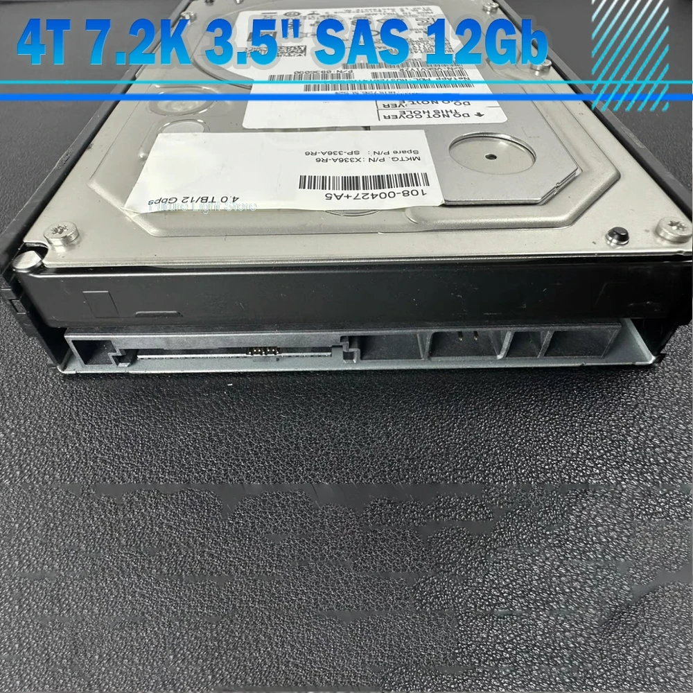 4T 7.2K 3.5" disco duro del almacenamiento de SAS 12Gb FAS2620 para NetApp HDD X336A-R6 108-00427 - imagen 2