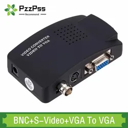PzzPss Convertidor BNC/S-Video a VGA 1080P – Adaptador de salida