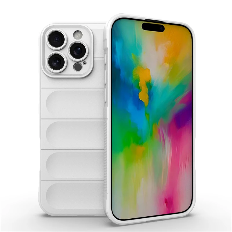 Funda protectora de silicona TPU para iPhone 16 Pro Max, carcasa de goma a prueba de golpes - imagen 4