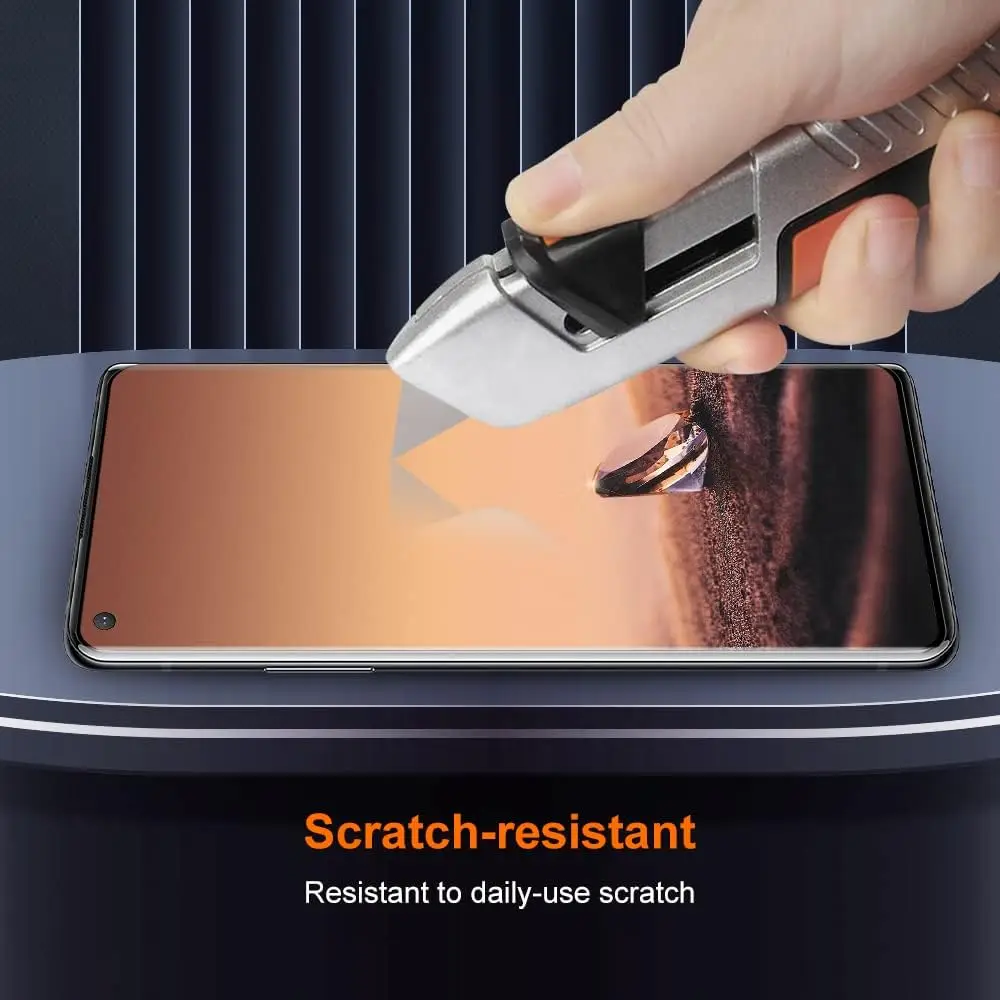 Para OnePlus 9 Pro 3D curvado cuatro lados pegamento vidrio templado - imagen 2