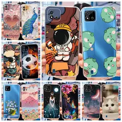 Realme C11 2020/2021 funda silicona dinosaurio