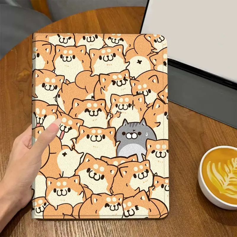 Animal de dibujos animados gatito cachorro para Huawei MediaPad MatePad Air M6 M5 M2 T10s T5 C5e 10 11 12X10,8 SE Pro funda para tableta - imagen 4