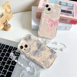 Funda Motorola Moto Edge 50 Fusion – Cadena Mariposa