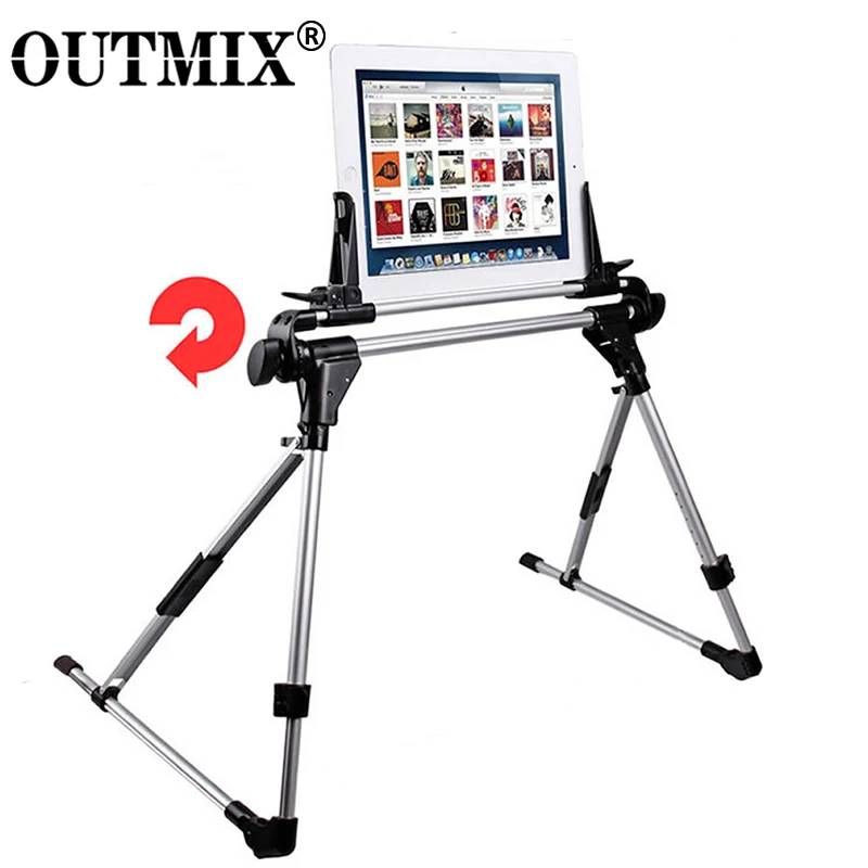 OUTMIX Soporte Ajustable Tablet Teléfono Trípode Plegable