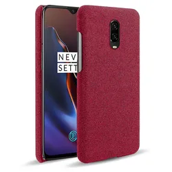 Carcasa OnePlus 6T Tela Suave y PC – Protección Trasera Antigolpes