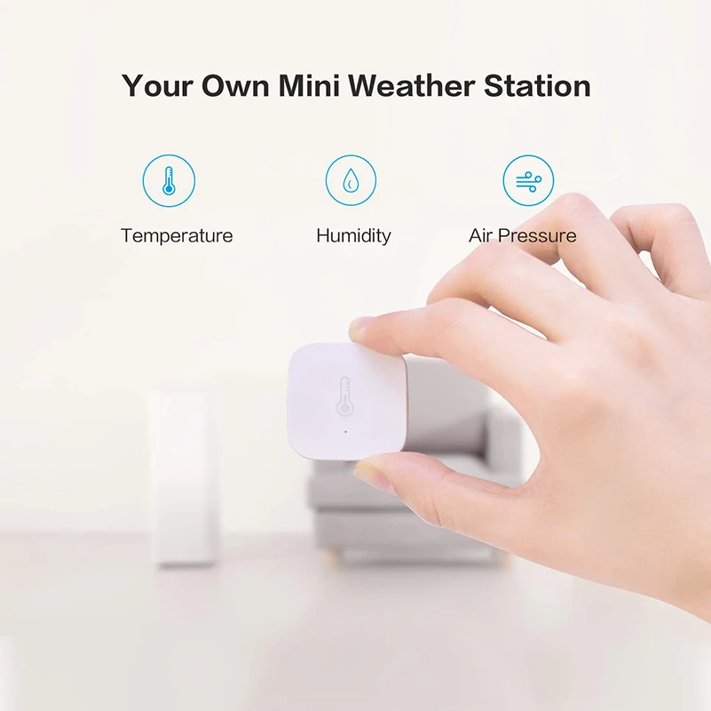 Aqara-Sensor inteligente de temperatura, presión de aire, humedad, ambiente, Control remoto Zigbee, funciona con la aplicación Mijia Home Homekit - imagen 5
