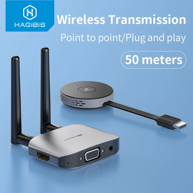 Hagibis Extensor HDMI Inalámbrico Transmisor y Receptor - imagen 4