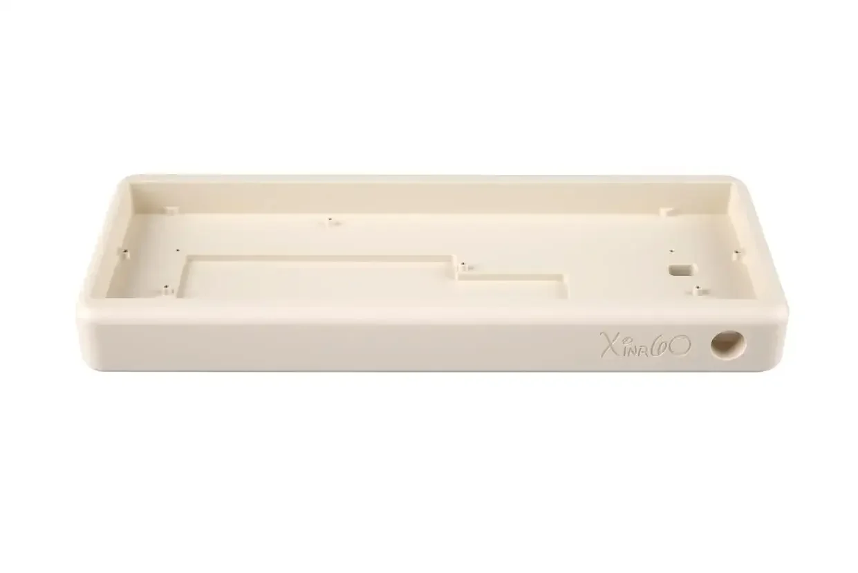 Caja inferior de teclado mecánico personalizado XR60, carcasa de Metal CNC, carcasa de aleación de aluminio GH60, Compatible con teclado wooding60he - imagen 2
