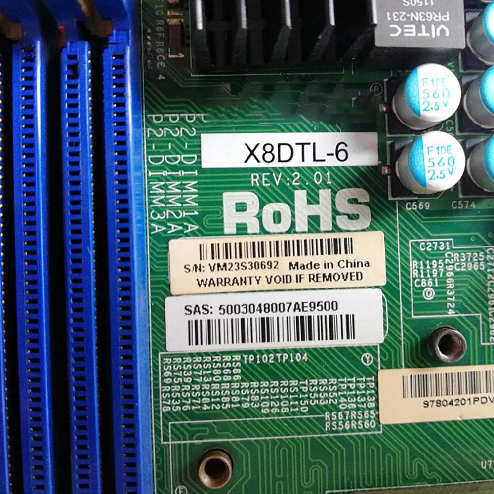 DDR3 SATA2 PCI-E 2.0 compatible con procesador Xeon serie 5600/5500 placa base de servidor X8DTL-6 - imagen 4