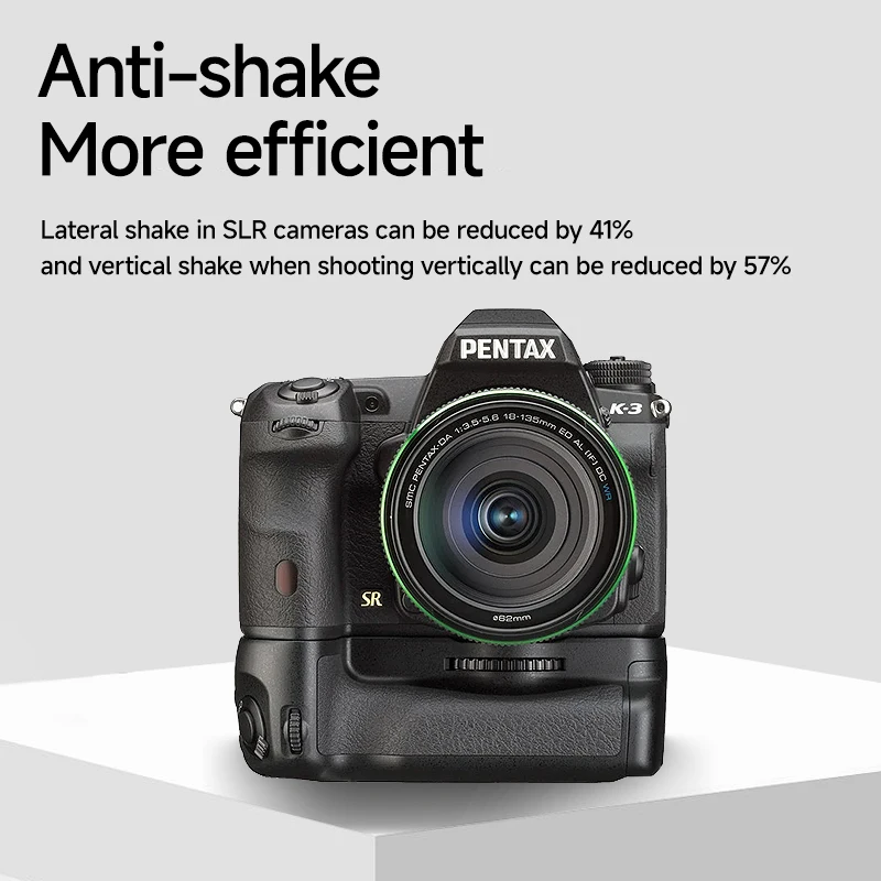 Empuñadura de batería D-BG5 para la serie Pentax K-3 - Agarre antideslizante D-LI90/AA Soporte de disparo extendido - imagen 5