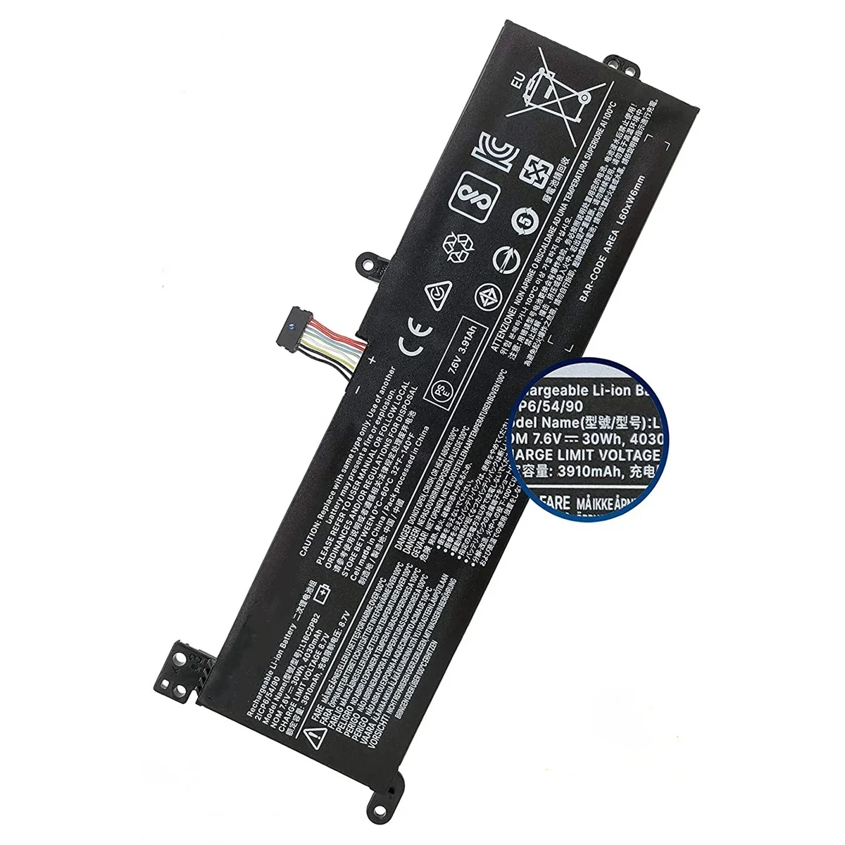 Batería del ordenador portátil de L16M2PB1 L16L2PB2 para Lenovo Ideapad 320-15IKB -15IAP -15AST -15ABR -14ABR 520-15IKBR 330-15IC L16S2PB2 - imagen 4