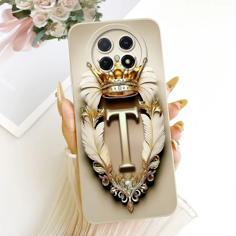 Para Huawei Nova Y91 funda STG-LX1 STG-LX2 Linda corona letras cubierta a prueba de golpes Fundas de teléfono para Huawei Nova Y91 NovaY91 Fundas suaves - imagen 3