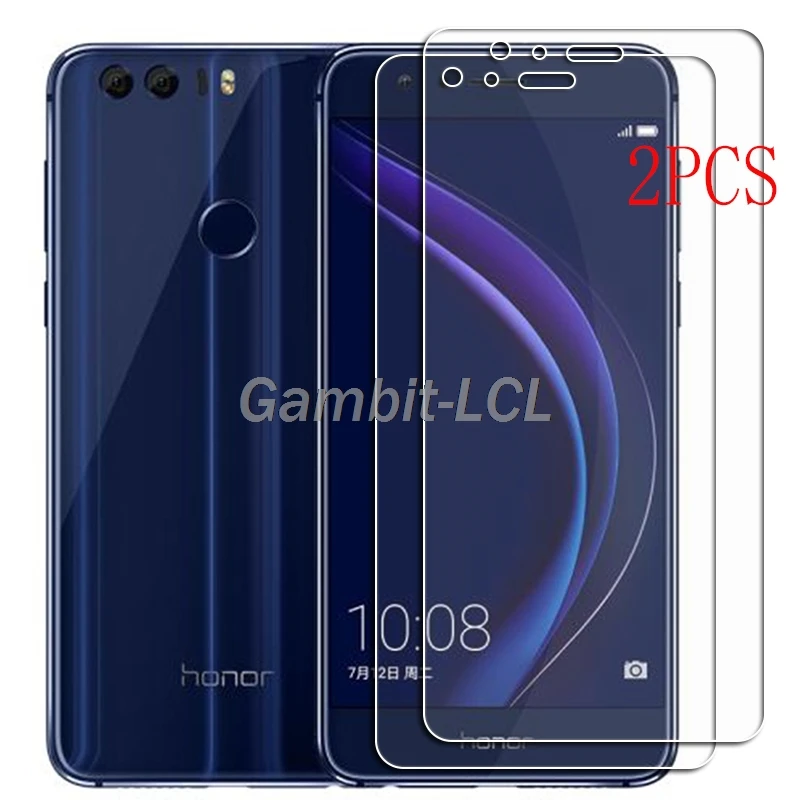 Para Huawei Honor 8 Protector de vidrio templado en Honor8 FRD-L09, FRD-L19 FRD-L14 Protector de pantalla de 5,2 pulgadas película de cubierta de teléfono